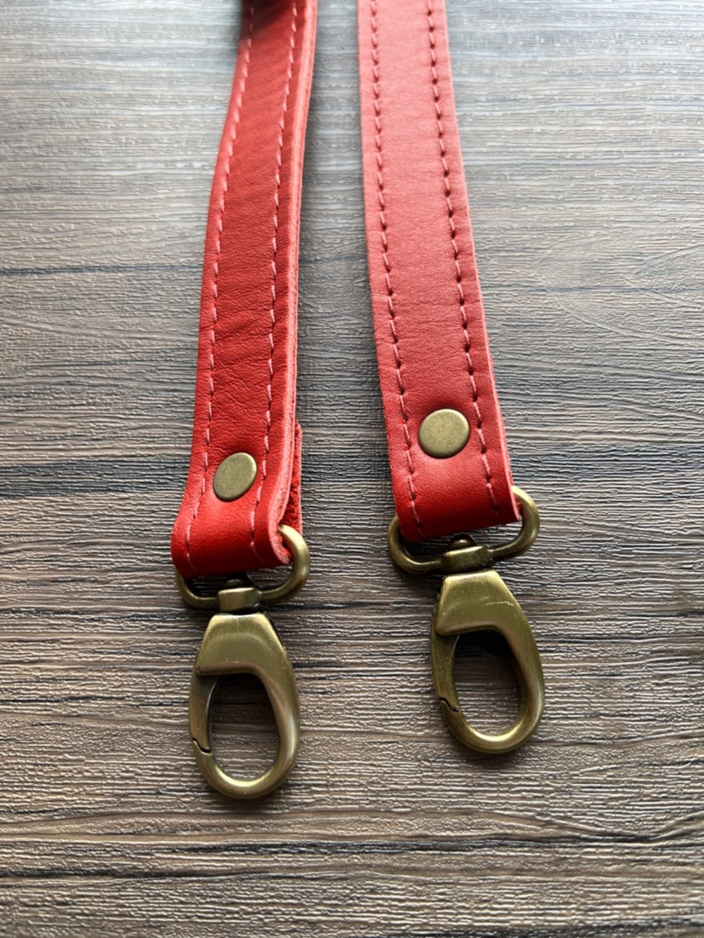 Portland Leather Goods Ruby Crossbody Strap with Handmade Charm! - Picture 5 of 11